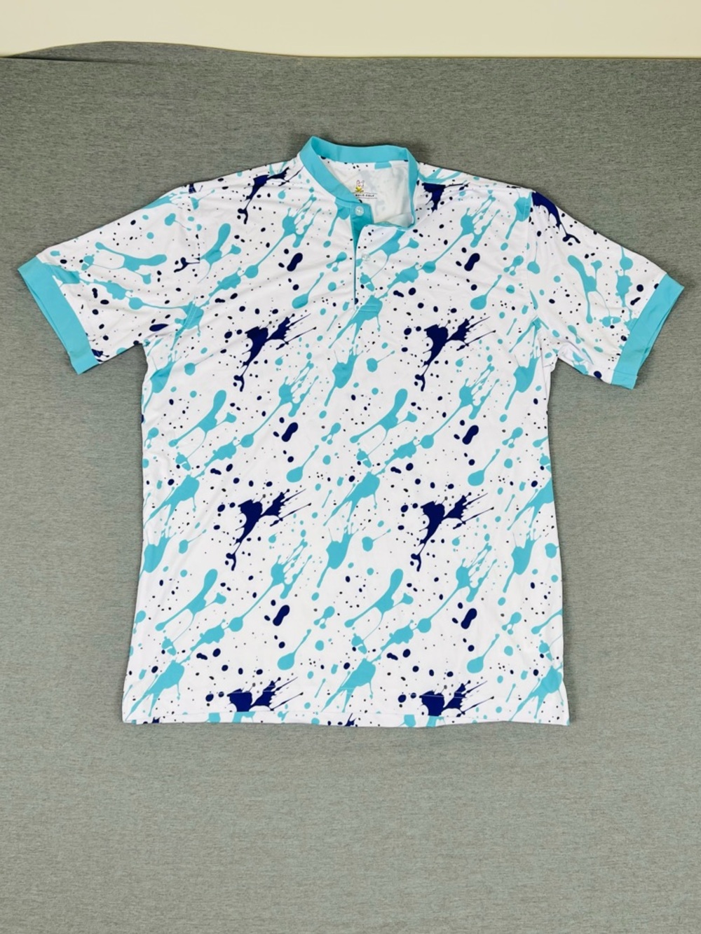 Rolo Golf Abstract Splash Print Polo Shirt